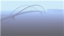 bridge fog blue