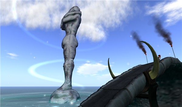 Statue in Black Swan