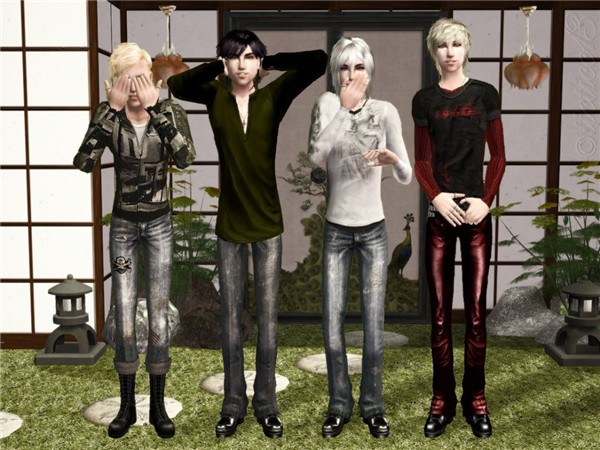 See No Evil, Hear No Evil, Say No Evil... Show No Evil. XD