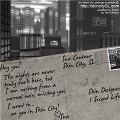 Skin City Invitation