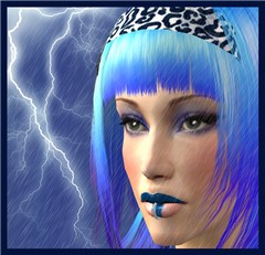 blue