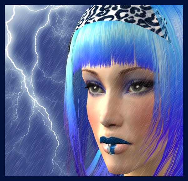 blue