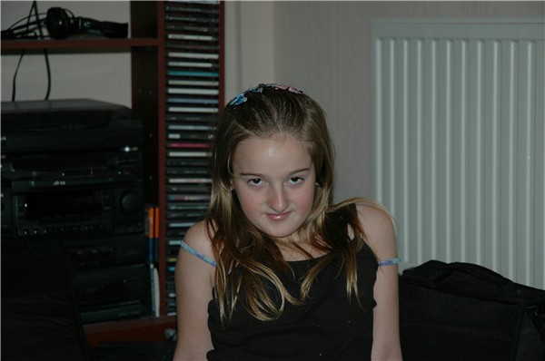 the old uglyy me with brown hair now im blond and bueatful !!