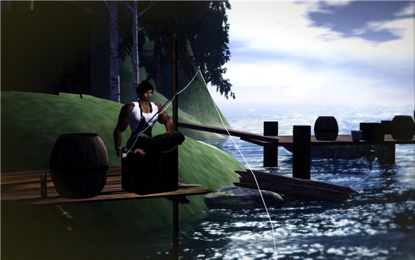 Morning fishing