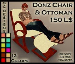 Donz Chair & Ottoman