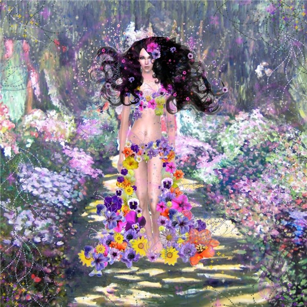 LadyFlowerinMonetPainting LadyFlowerinMonetPainting