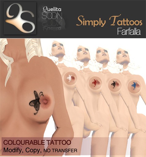 QS Simply Tattoos - Farfalla