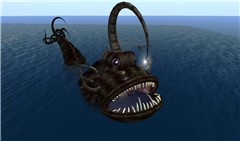 Me sitting on a scary fish