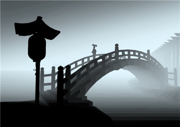 Bridge in Fog