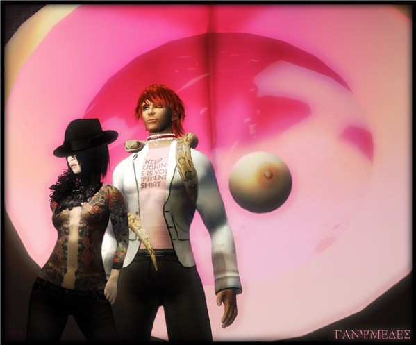 Keiko and Gany - λ.mnemonic by Ichibot Nichi at Arthole