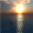 achen beach sunset