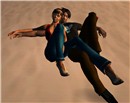 in the sand