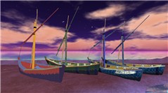 Van Gogh Boats