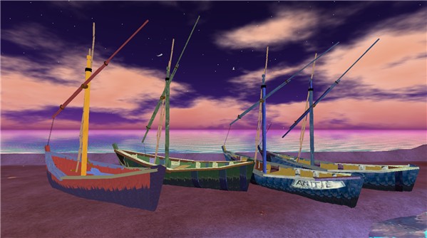 Van Gogh Boats