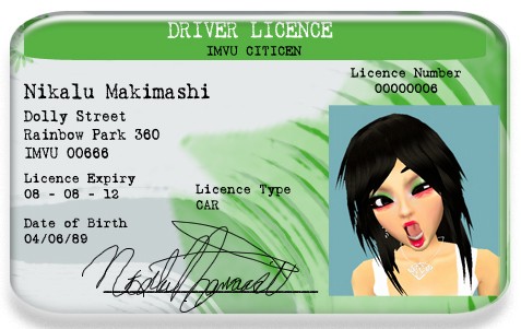 My driver's licence