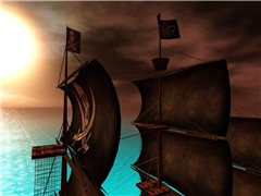 Under black flag