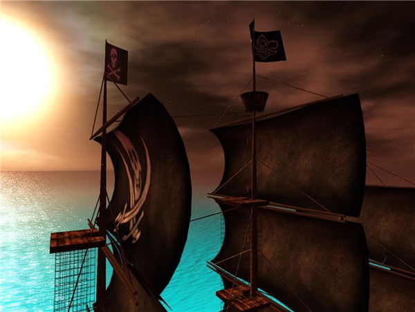 Under black flag