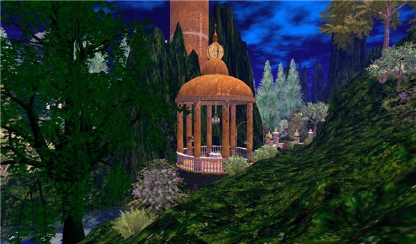 gazeboatmoonlightreflect