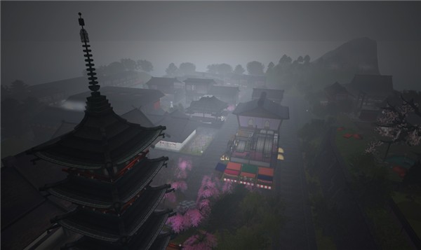 Overview of Gion city in SL