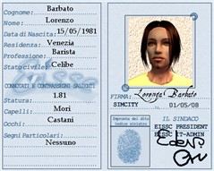 Lorenzo Barbato -Carta d' identita'-