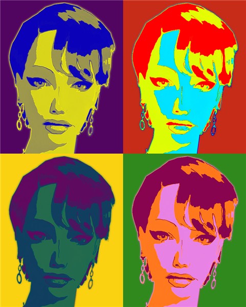 Like Andy Warhol