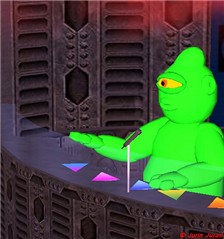 the alien bartender