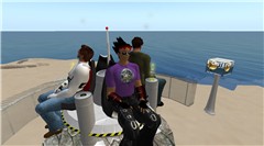 getting ready for skydiving @ Etopia Prime