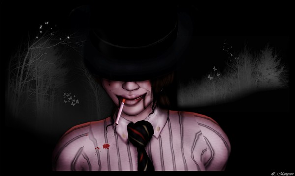 Sardonic smile