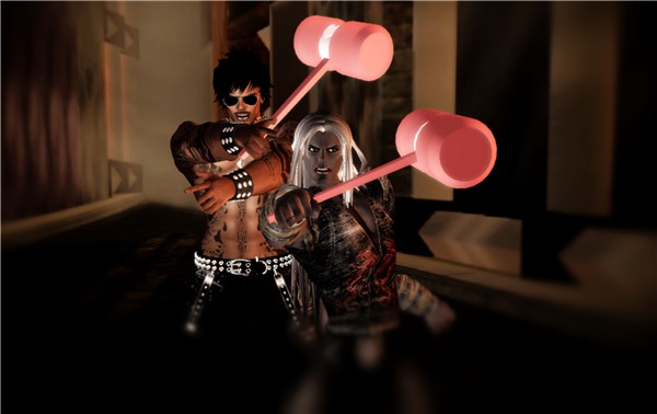 The Mighty Pink Hammer of Luuuuve Squad attacks!!! (1 of 3)