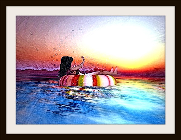 colorful water