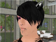 Purple eyeshadow