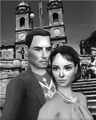Gregory Peck and Audrey Hepburn