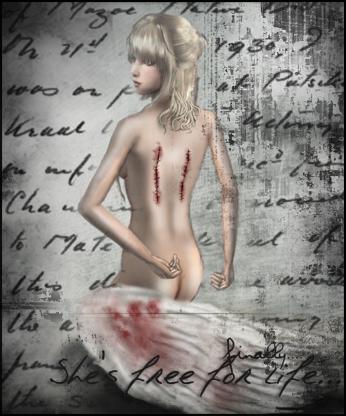 Finally...she's free for life....