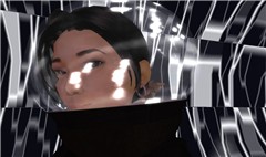 Space Helmeted Girl at Tuna Oddfellows Ball