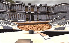Pompey's Theatre:  Rome circ. 55 BC
