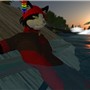Surf Cat portrait, "onramp"
