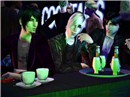 At the bar...
