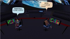 US ON A  SPACESHIP