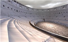Waiting for the show to begin in the Coliseum