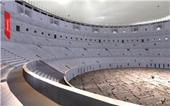 MellaniuM flag in he Coliseum.