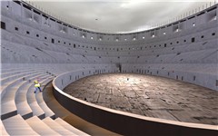 Homer finds the coliseum