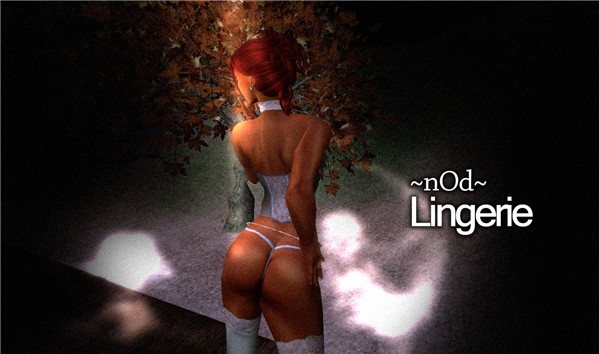 ~nOd~ Stores - Lingerie Set 01 White 3/3