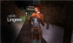 ~nOd~ Stores - Lingerie Set 01 White 1/3