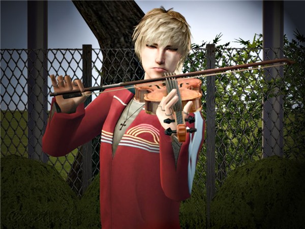 Harb's got a violin...