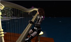 Playing my Harp