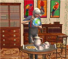 Behind a cup of Tea and the World