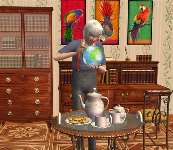 Behind a cup of Tea and the World