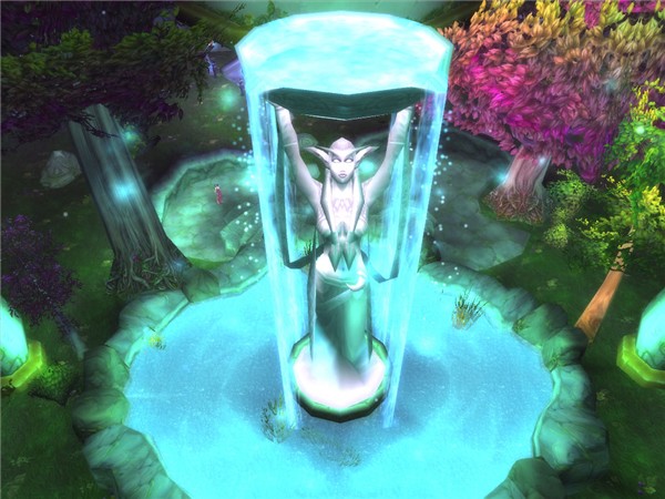 Night elf fountain