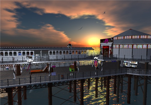 Brighton pier in SL