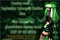 : SEPTEMBER CYBERGOTH FASHION LINE : 
